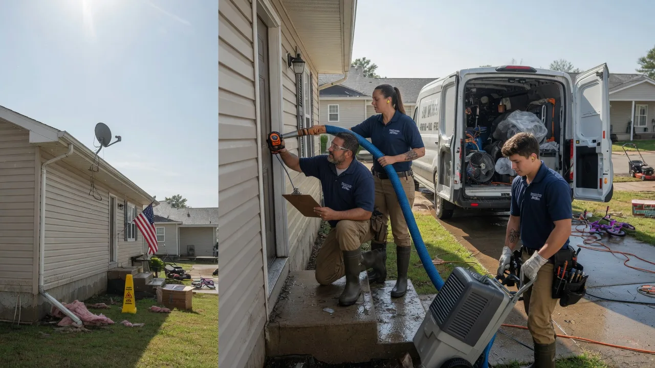 Ceiling Water Damage Restoration in Aurora, NC near me